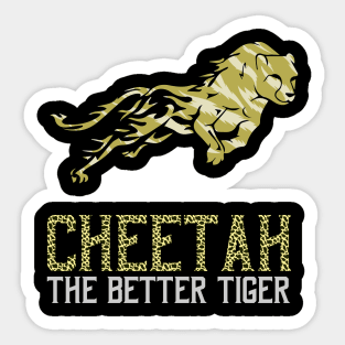 Cheetah Tiger Sticker